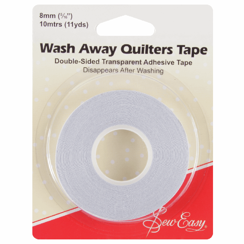Wash Away Quilting Tape by SewEasy - 8mm Wide