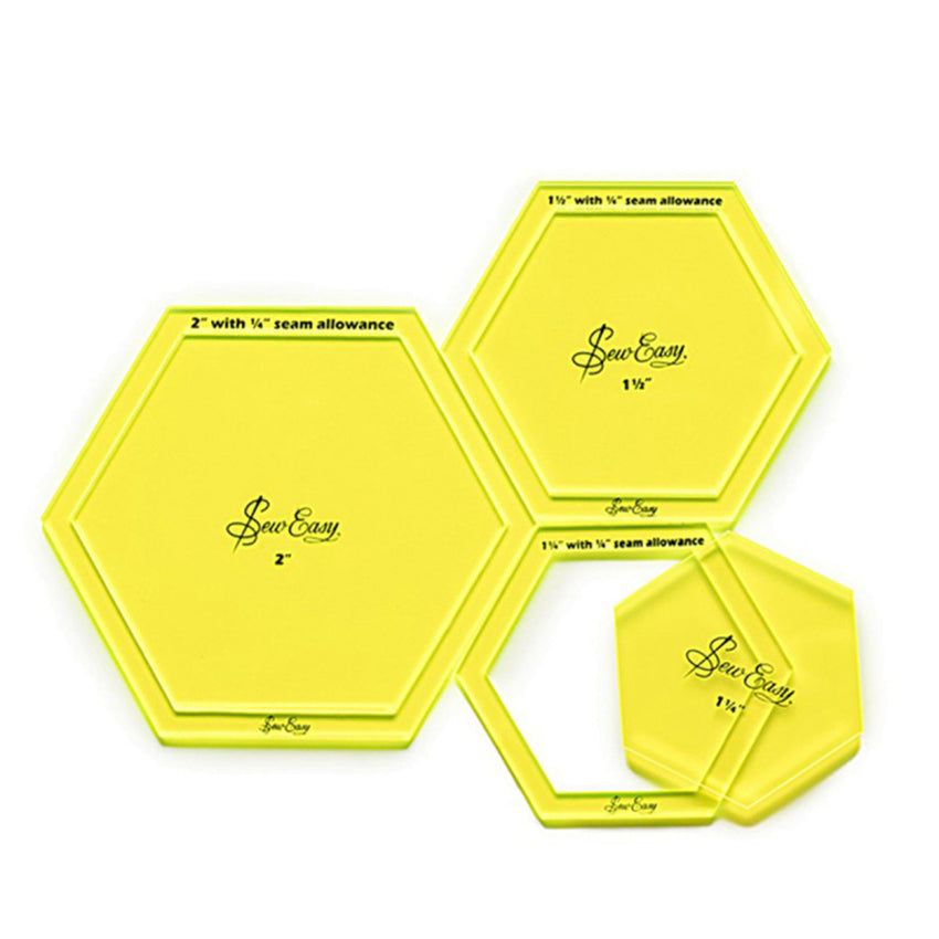 SewEasy Hexagon Template Set by SewEasy