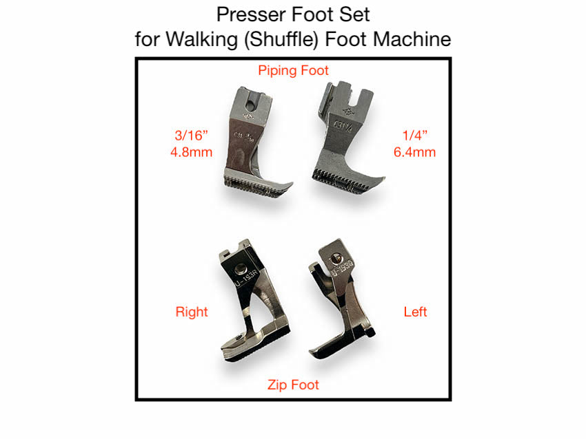Walking Shuffle Foot Presser Foot Set