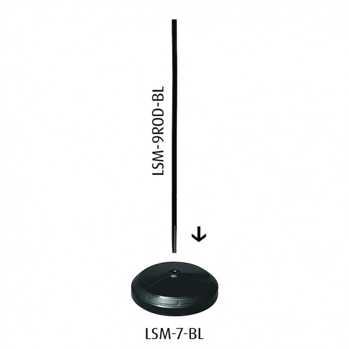 Floor Stand Rod for Superlux Equipoise Lamps