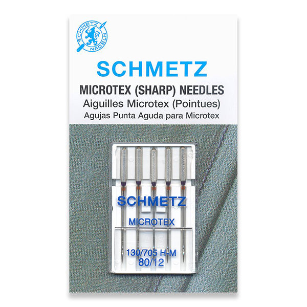 Schmetz Microtex Sewing Needles