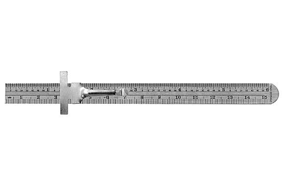 15cm Metal Sewing Ruler