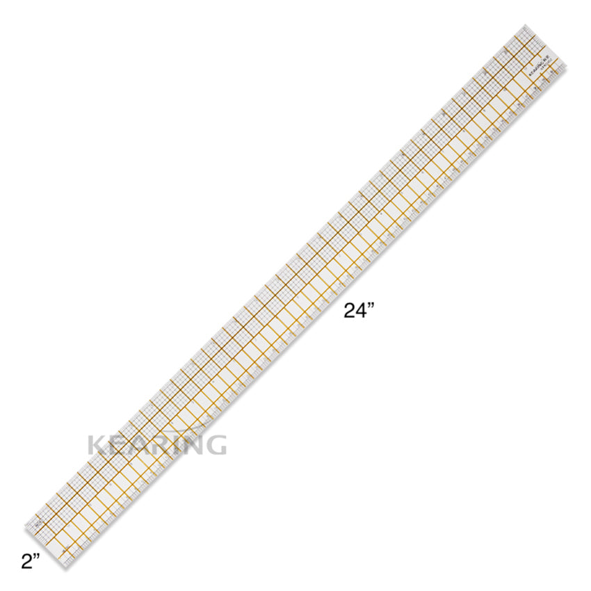 Acrylic Quilting Ruler Imperial - 24" x 2"