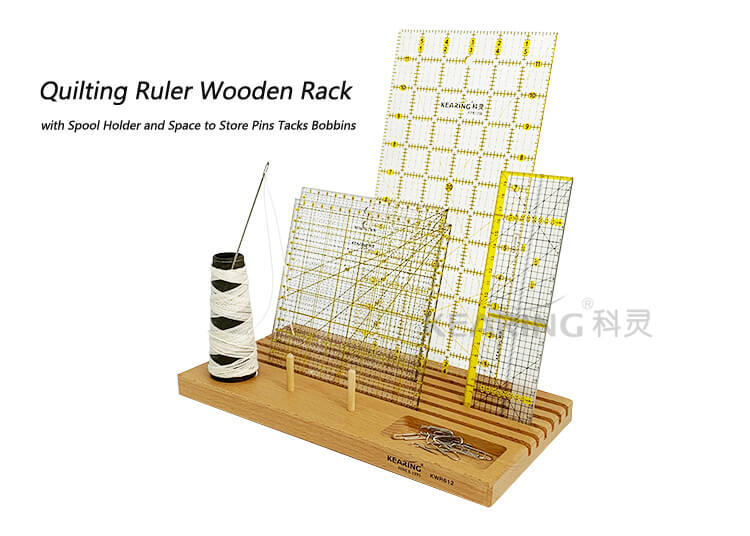 Quilting Ruler Wooden Rack by Kearing