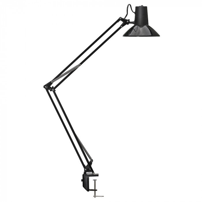 Superlux LSB-BL black long-reach Equipoise clamp task lamp