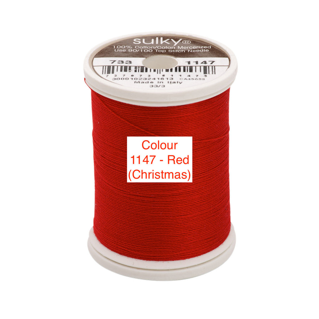 Sulky Cotton 30 Thread. 450m