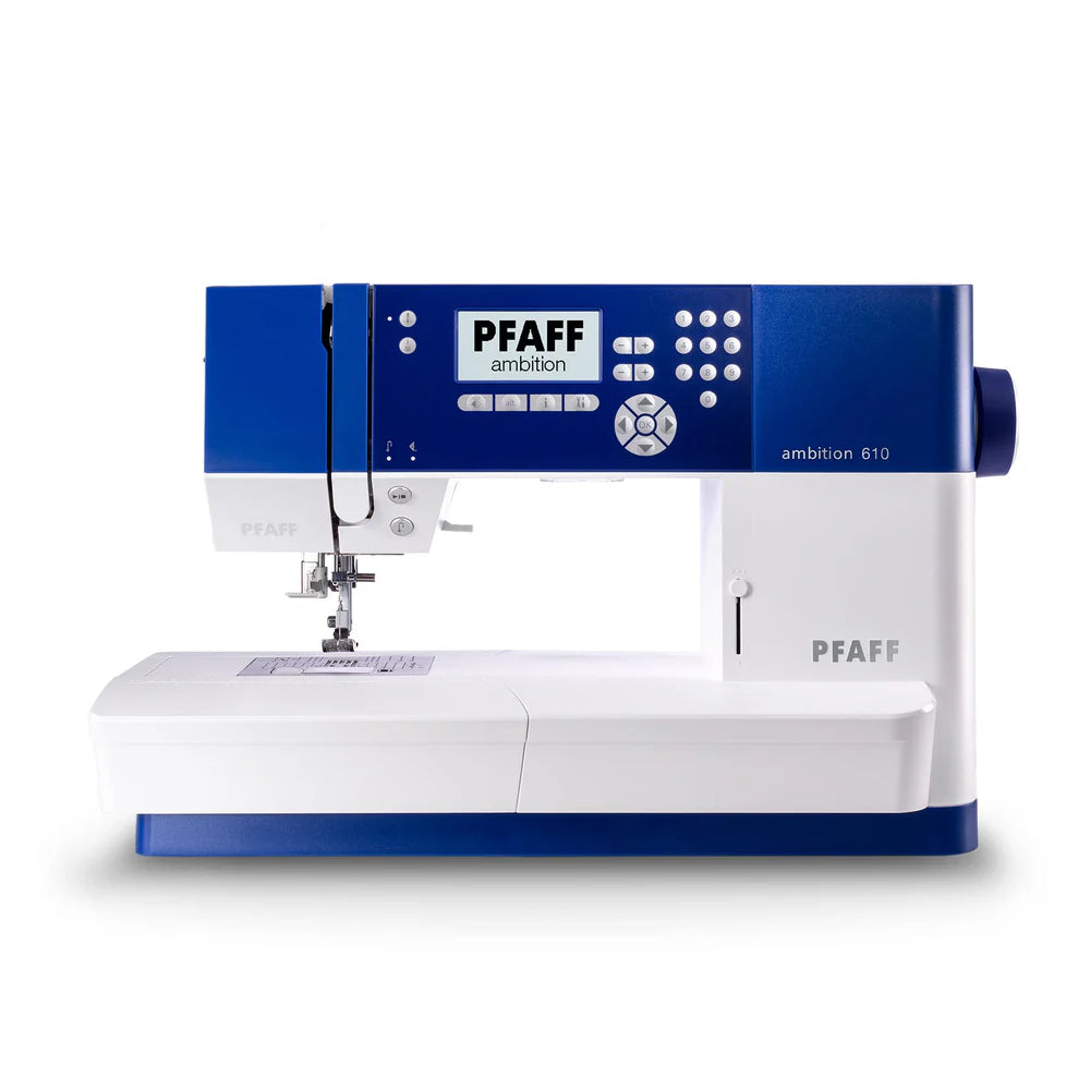 PFAFF Ambition 610 Blue computerised sewing machine