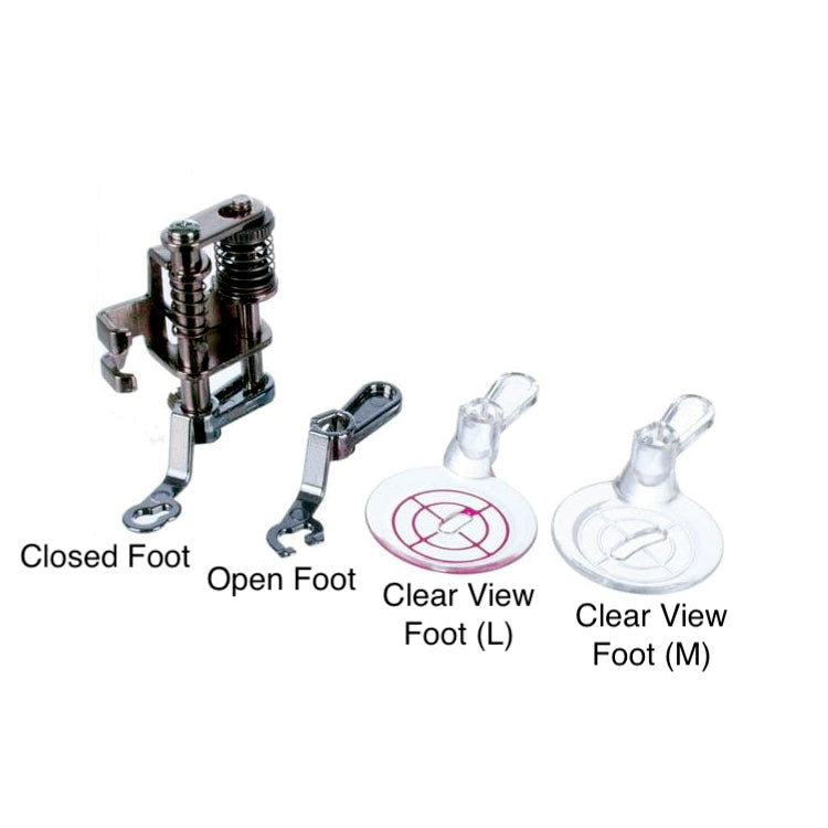 Janome Convertible FMQ Foot Set - 9mm High Shank. 202 146 001