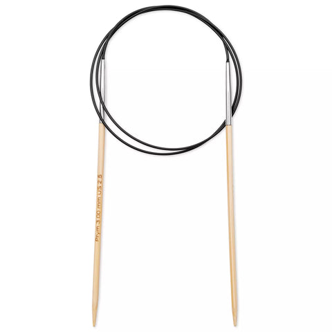 Prym 1530 bamboo circular knitting needle 80cm in 3.00mm
