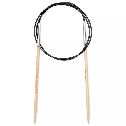 Prym 1530 bamboo circular knitting needle 80cm in 3.50mm