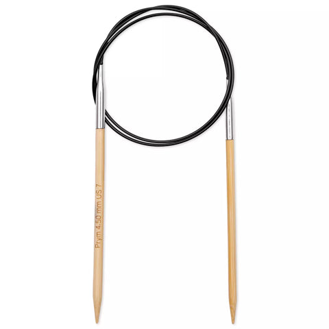 Prym 1530 bamboo circular knitting needle 80cm in 4.50mm