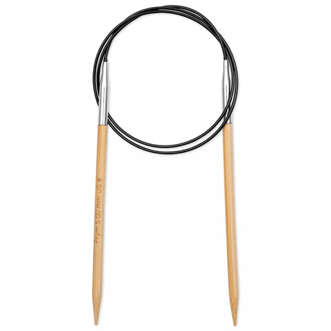 Prym 1530 bamboo circular knitting needle 80cm in 5.00mm