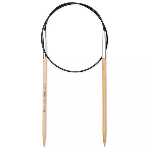 Prym 1530 bamboo circular knitting needle 60cm in 4.50mm