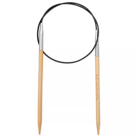 Prym 1530 bamboo circular knitting needle 60cm in 5.00mm