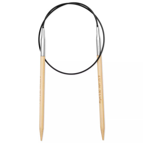 Prym 1530 bamboo circular knitting needle 60cm in 5.50mm