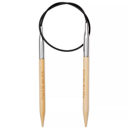 Prym 1530 bamboo circular knitting needle 40cm in 5.50mm