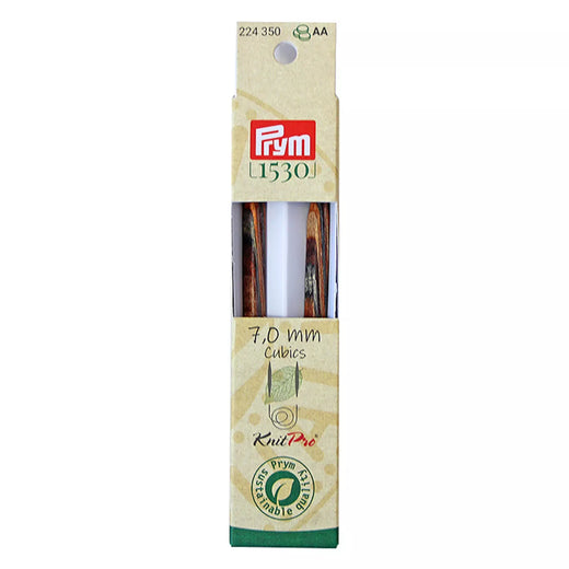 Prym KnitPro Natural Cubics 11.6cm interchangeable needle tips 7.00mm