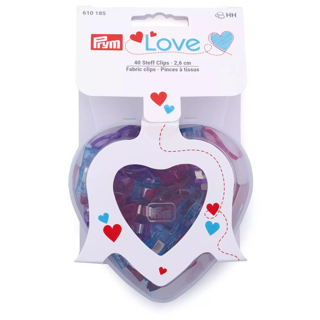 Prym Love Fabric Clips 2.6 cm – Box of 40