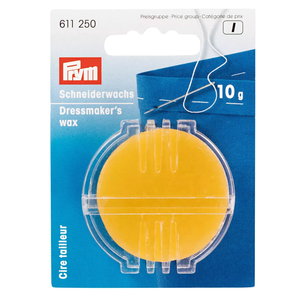 Prym Dressmaker’s Wax – Thread Conditioner & Zip Aid
