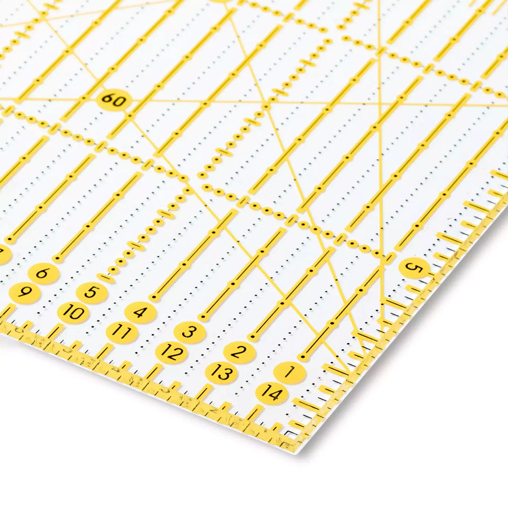 Prym Omnigrid Ruler 15 x 60cm – Metric Universal Sewing Ruler