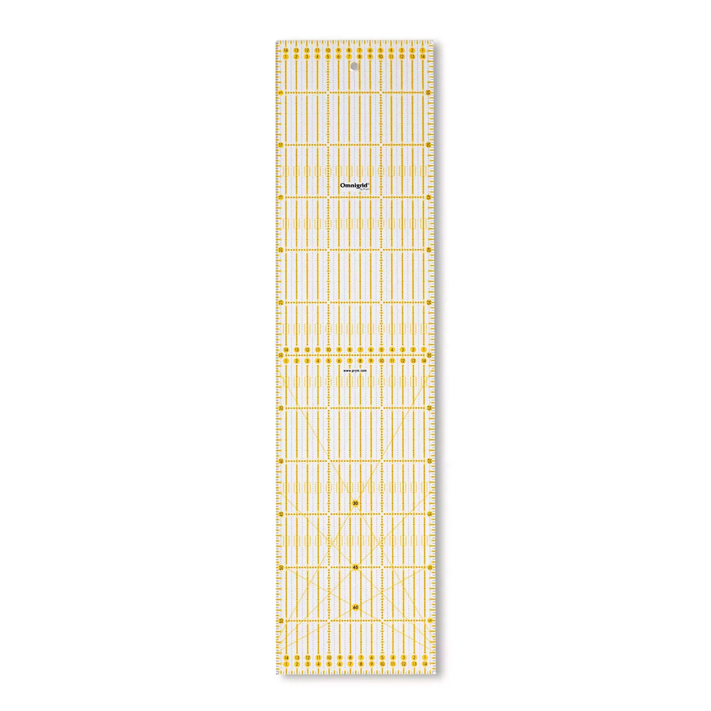 Prym Omnigrid Ruler 15 x 60cm – Metric Universal Sewing Ruler
