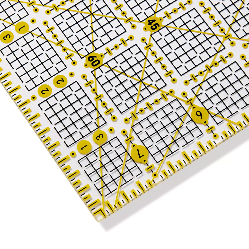 Prym Omnigrid Ruler 4 × 8 Inch – Universal Rectangle Ruler for Sewing & Quilting