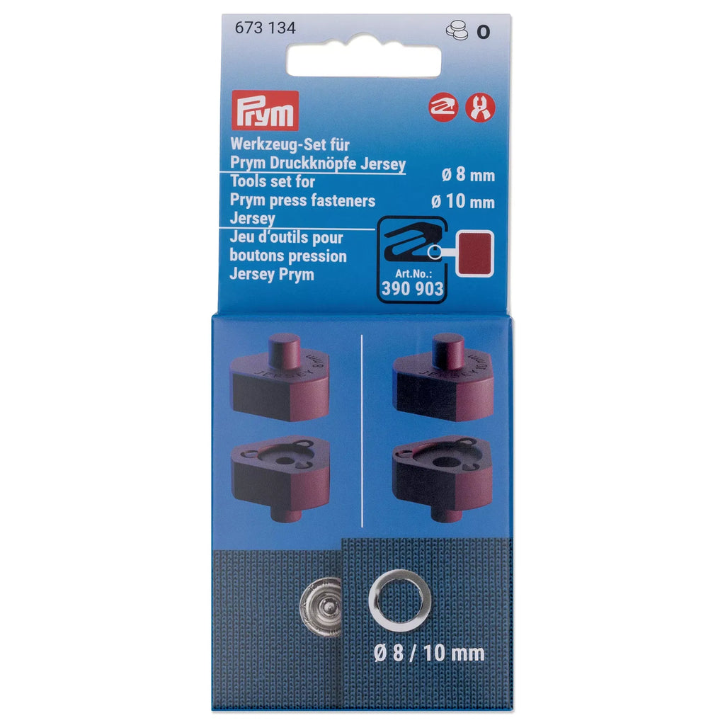 Prym VARIO Tools Set for Press Fasteners Jersey 8 mm and 10 mm