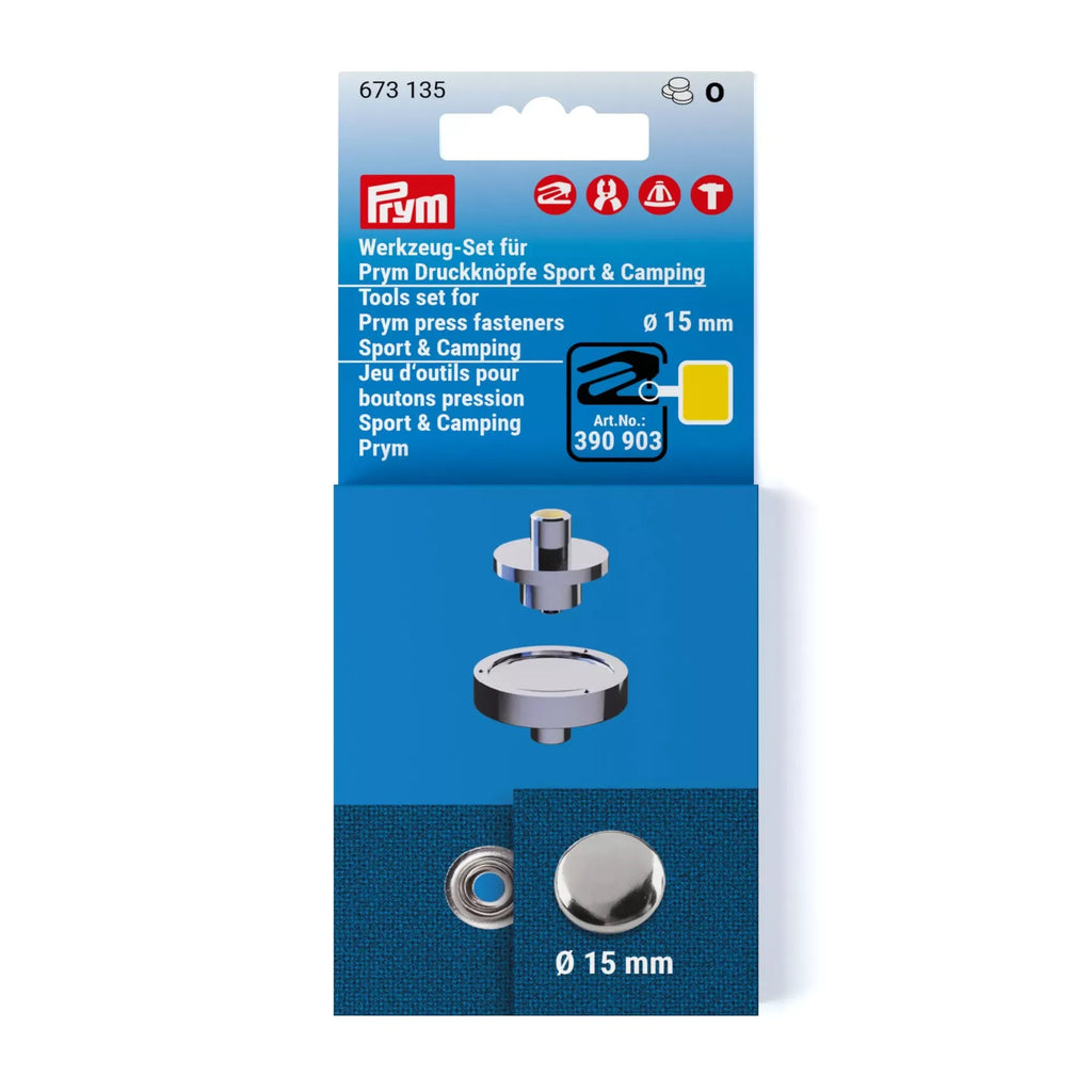 Prym VARIO Tool Set for Press Fasteners Sport & Camping Ø 15 mm