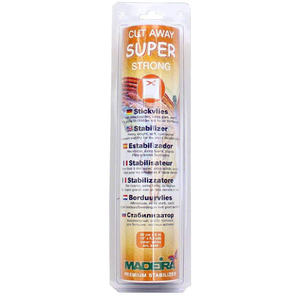 Madeira Super Strong, Cut Away - White
