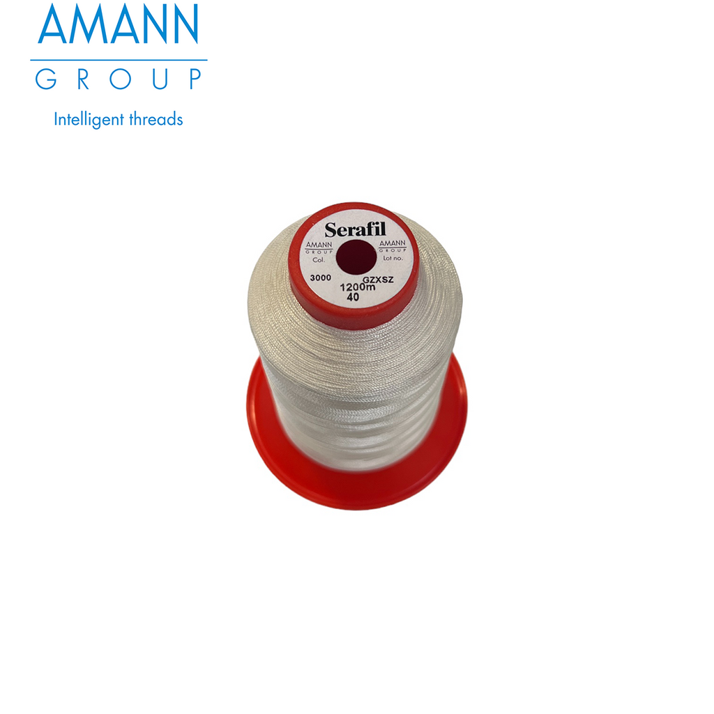 Amann Serafil 40 T70 Thick Polyester Thread. 1200m - Upholstery & Bag Making