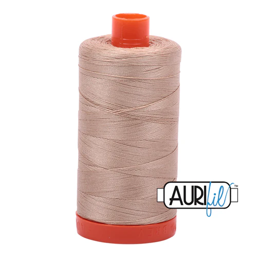 Aurifil 50 100% Cotton Thread - 1300m Cones - Popular Colours