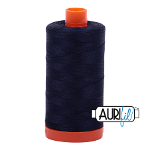 Aurifil 50 100% Cotton Thread - 1300m Cones - Popular Colours