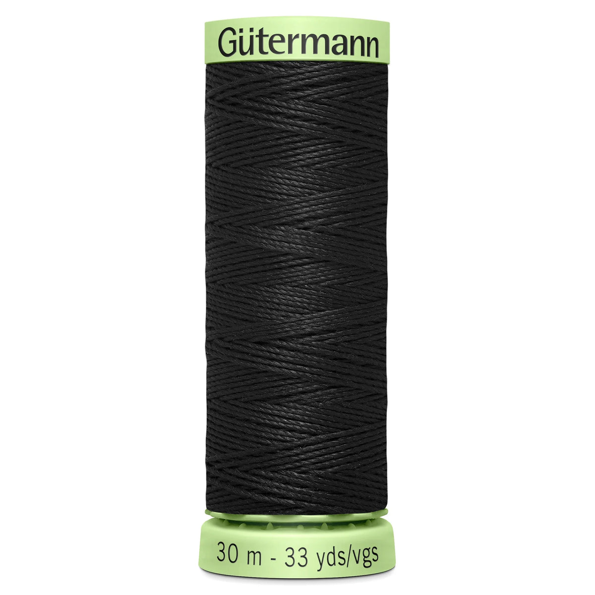 Gütermann Top Stitch No. 30 polyester thread 30m black spool