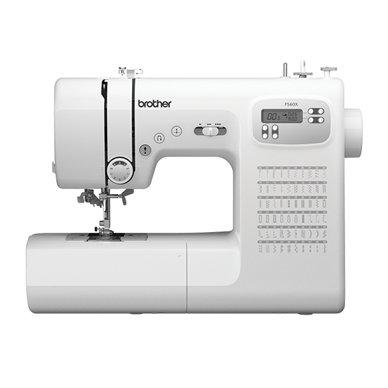 Brother FS60X computerised sewing machine, front view