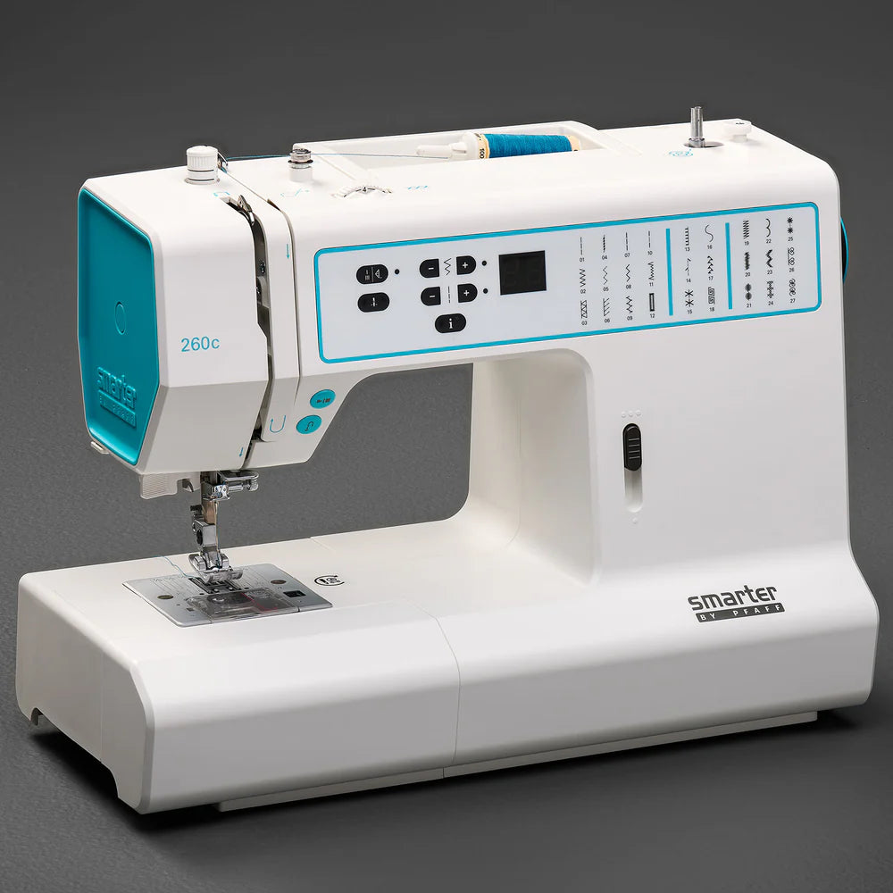 PFAFF Smarter 260C stitch panel and electronic controls