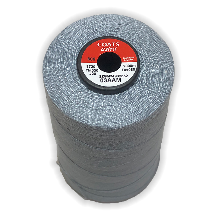 Coats Astra 30 Ticket 30 Tex 80 2000m industrial sewing thread cone