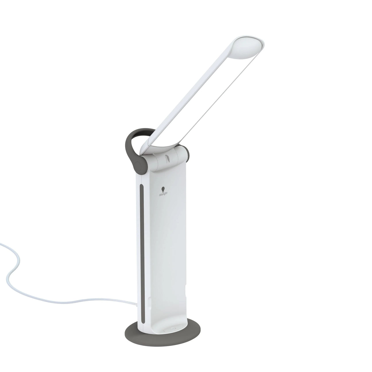 Daylight Twist 2 A35070 foldable white and grey LED table lamp