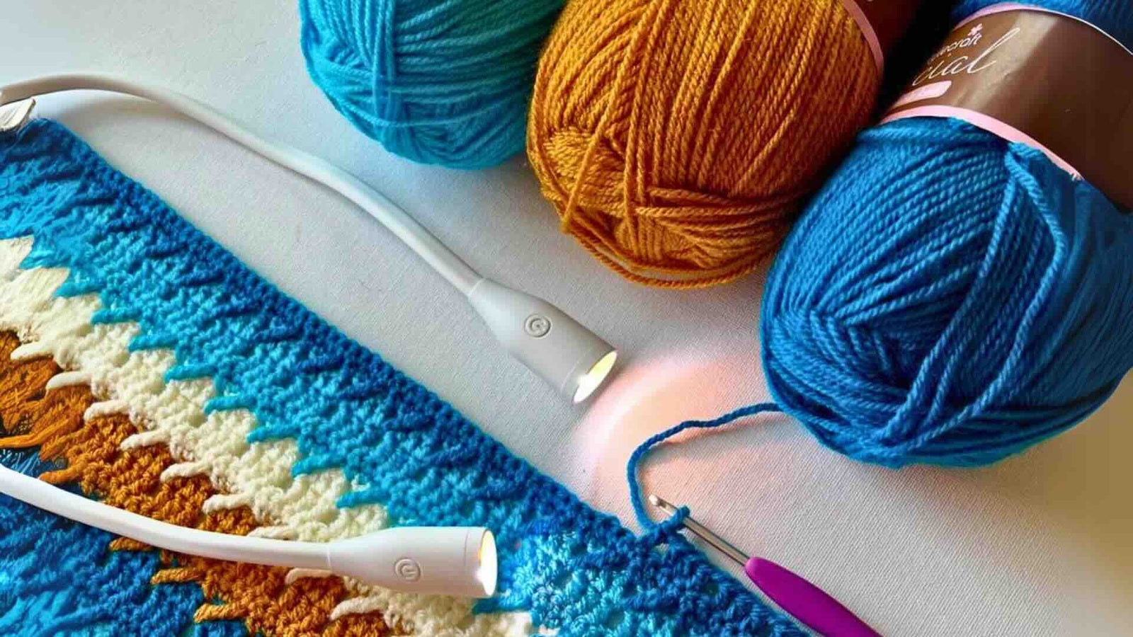 Led Knitting Patterns Lumos Knitting Light | Rechargeable LED Neck Light for Knitting ...