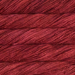 Malabrigo Worsted merino yarn colour 102 Sealing Wax