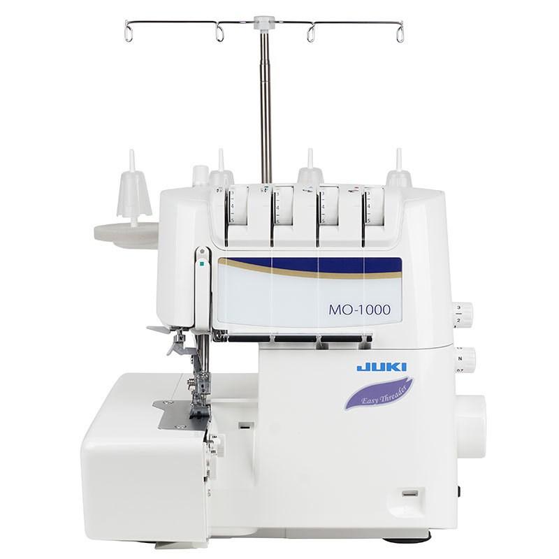 Juki MO-1000 air-threading overlocker, front view