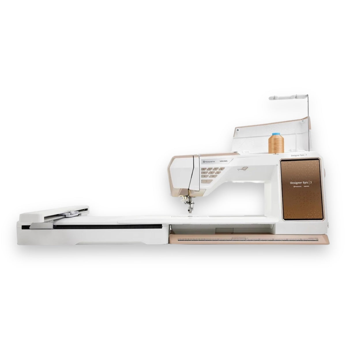 HUSQVARNA VIKING DESIGNER EPIC 3 sewing and embroidery machine in Starlight Bronze