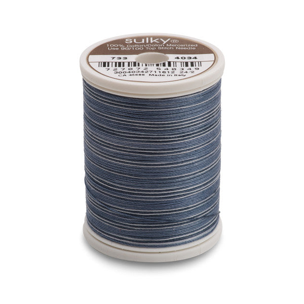 Sulky Cotton 30 Variegated Thread. 450m