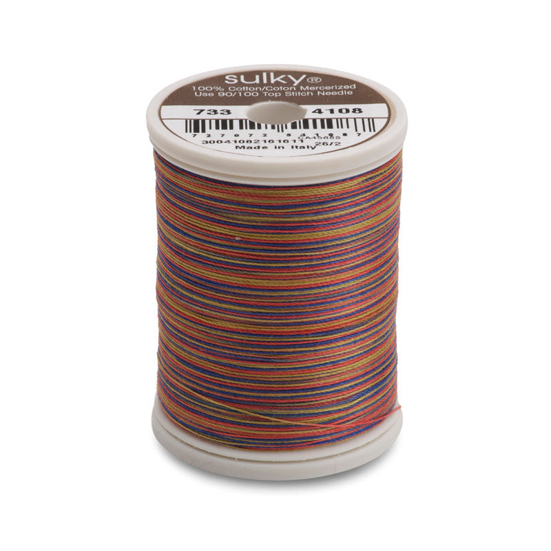 Sulky Cotton 30 Variegated Thread. 450m