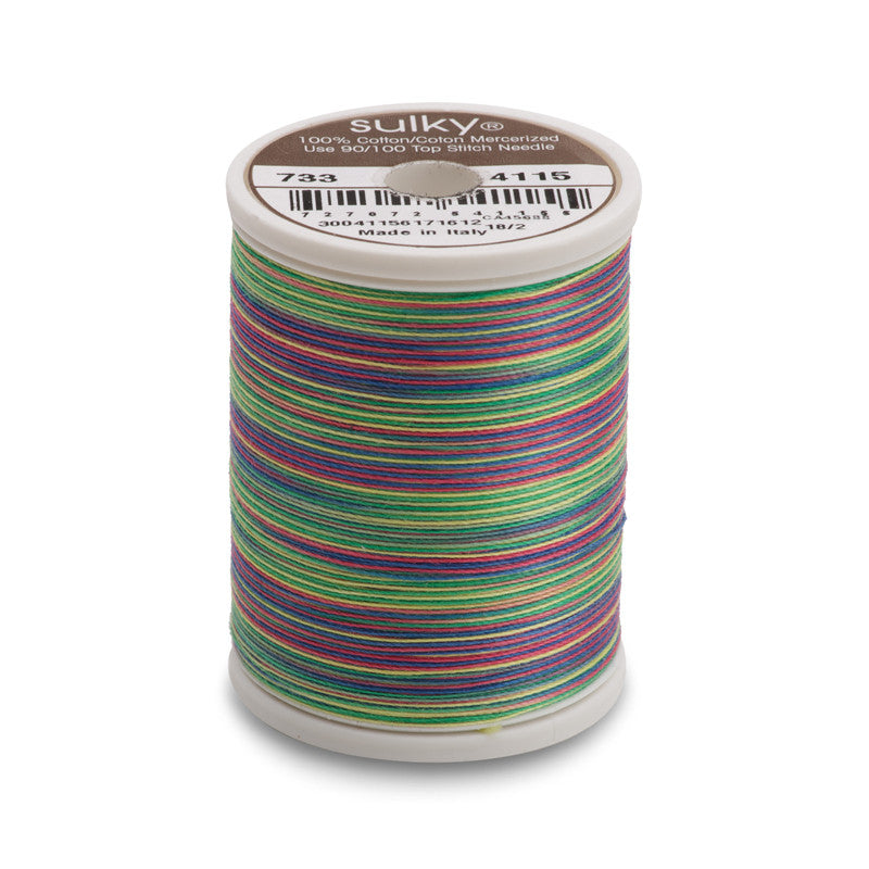 Sulky Cotton 30 Variegated Thread. 450m
