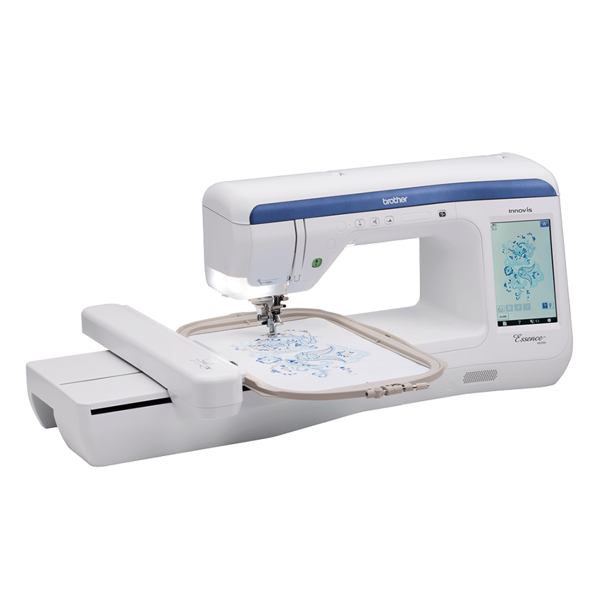 Brother VE2300 embroidery machine with hoop and embroidery unit