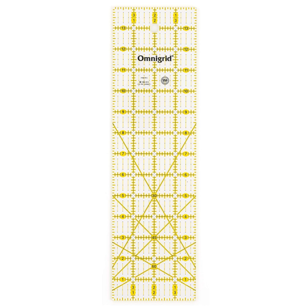 Omnigrid Ruler 4 x 14 Inch – Quilting & Sewing Ruler