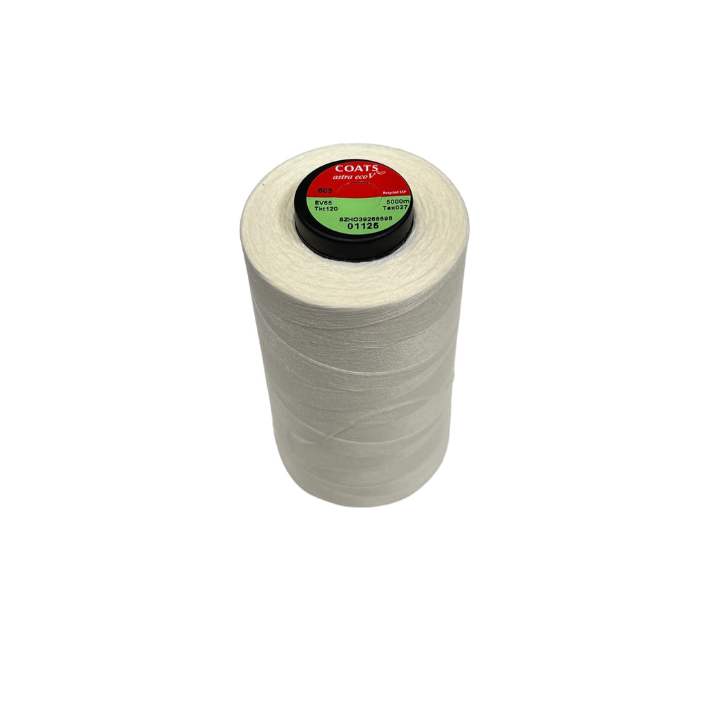 Coats Astra EcoVerde 120 Recycled Polyester Sustainable Thread - 5000m Cones