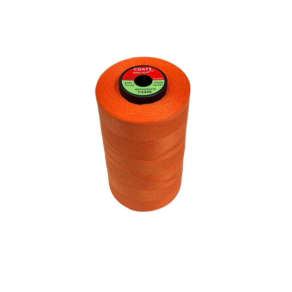 Coats Astra EcoVerde 120 Recycled Polyester Sustainable Thread - 5000m Cones