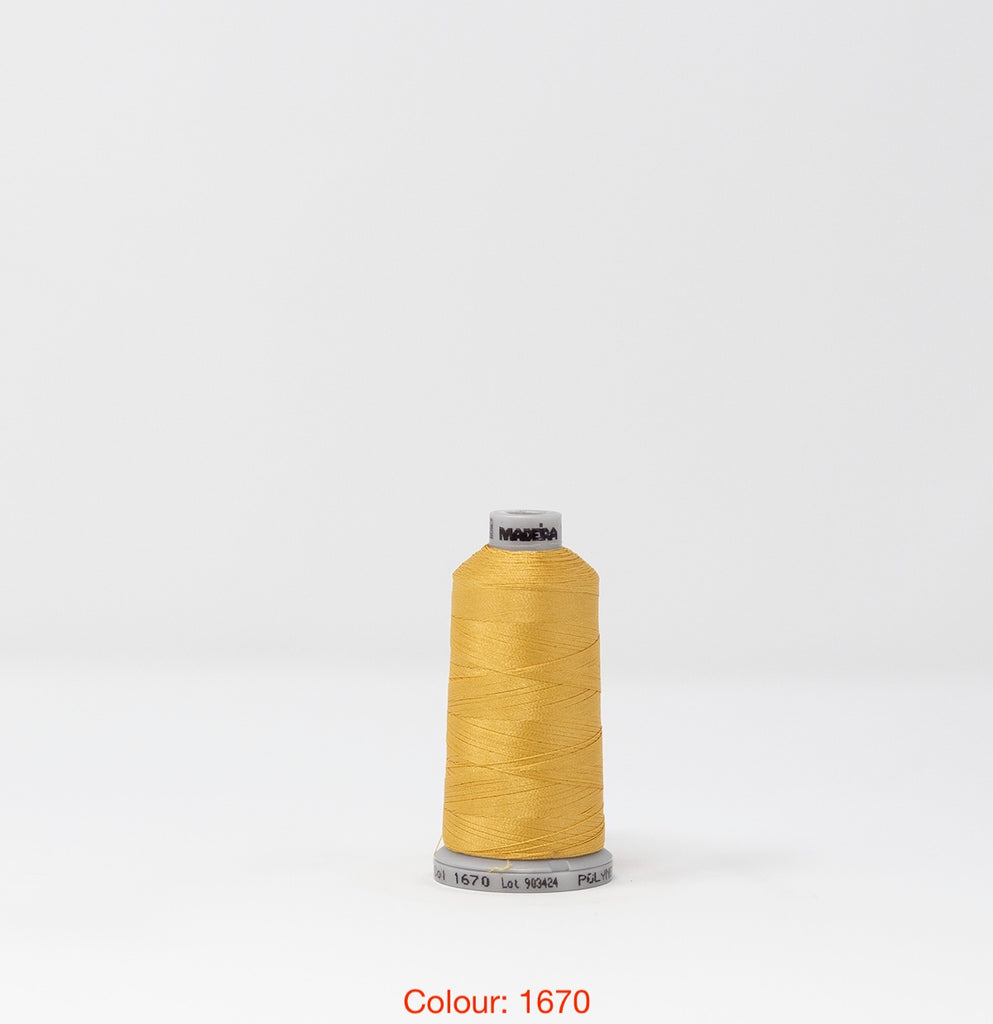 Madeira Polyneon 40 Embroidery Thread - 1000m Cones - Popular Colours