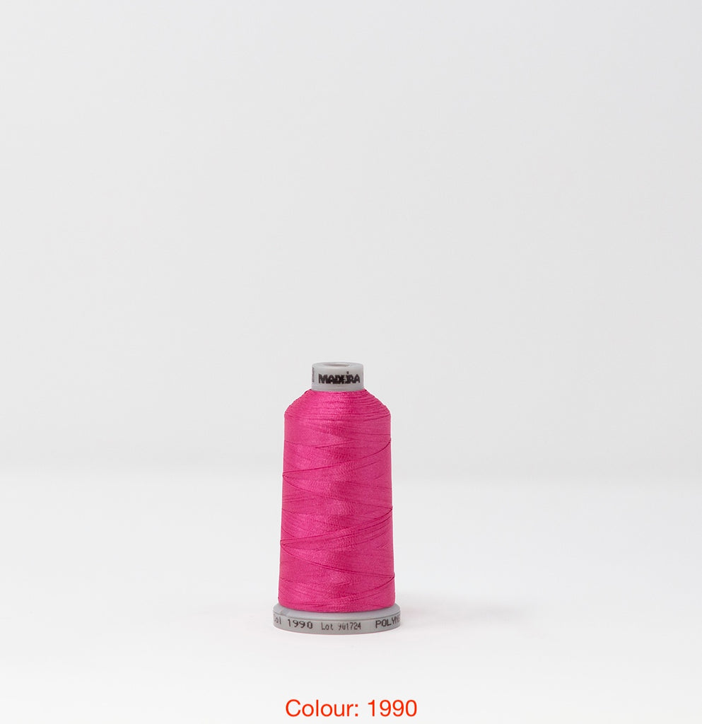 Madeira Polyneon 40 Embroidery Thread - 1000m Cones - Popular Colours